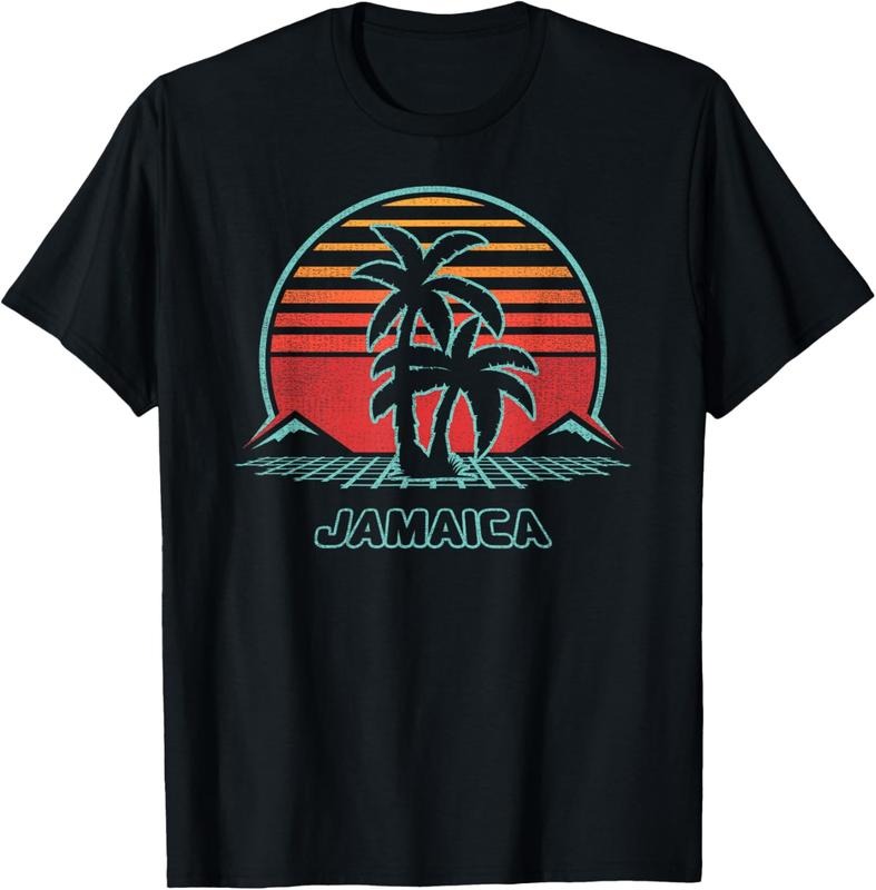 100% Cotton Jamaica Retro Vintage 80s Style T-Shirt Hoodie, Sweatshirt | GrindPrints.com