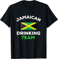 100% Cotton Jamaican Drinking Team Funny Country Jamaica Flag T-Shirts, Hoodie, Sweatshirt