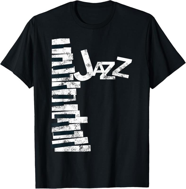 100% Cotton Jazz Music Lover - Vintage Piano Jazz T-Shirt Hoodie, Sweatshirt | GrindPrints.com