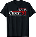 100% Cotton Jesus Christ 2024 Only Jesus Can Save This Nation T-Shirt Hoodie, Sweatshirt | GrindPrints.com