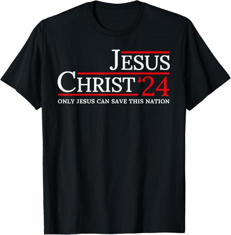 100% Cotton Jesus Christ 2024 Only Jesus Can Save This Nation T-Shirt Hoodie, Sweatshirt | GrindPrints.com