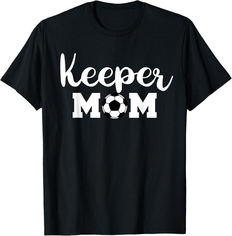 100% Cotton Keeper Mom Funny Soccer Goalkeeper Mom T-Shirt Hoodie, Sweatshirt | GrindPrints.com