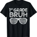 [100% Cotton]Kids 1st Grade Bruh First Grade Dude Back To School For Boys T-Shirt Hoodie, Sweatshirt | GrindPrints.com