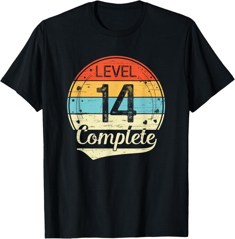 100% Cotton Level 14 Complete Retro 14th Wedding Anniversary T-Shirt Hoodie, Sweatshirt | GrindPrints.com