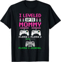 100% Cotton Leveled Up To Mommy Again Funny Funny Gamer Mom Est 2025 T-Shirt Hoodie, Sweatshirt | GrindPrints.com