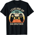 100% Cotton Leveling up to Big Brother 2024 funny gamer vintage  men T-Shirt Hoodie, Sweatshirt | GrindPrints.com