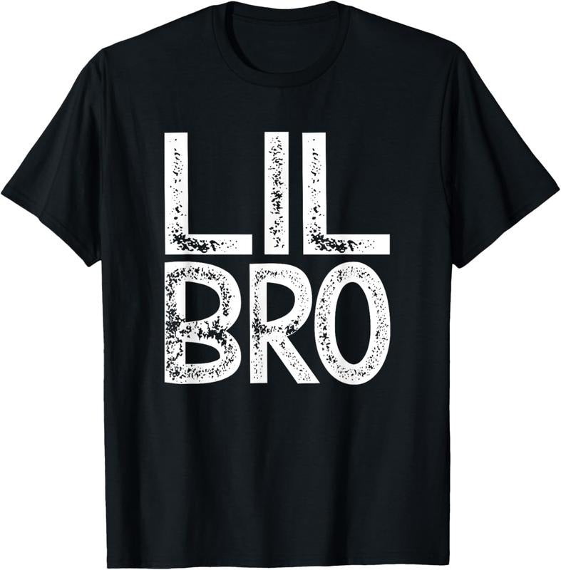 100% Cotton Lil Bro Little Brother gifts Vintage T-Shirt Hoodie, Sweatshirt | GrindPrints.com