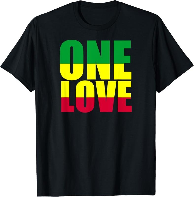 100% Cotton Love One Rasta Reggae Hipster Jamaica Vacation T-Shirt Hoodie, Sweatshirt | GrindPrints.com