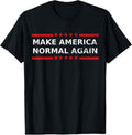 100% Cotton Make America Normal Again T-Shirt Hoodie, Sweatshirt | GrindPrints.com