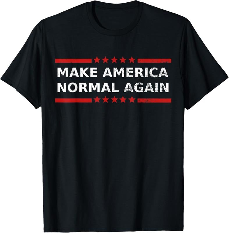 100% Cotton Make America Normal Again T-Shirt Hoodie, Sweatshirt | GrindPrints.com