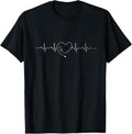 100% Cotton Medical Nursing Heart Stethoscope Heartbeat Medical Nurse T-Shirt Hoodie, Sweatshirt | GrindPrints.com