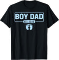 100% Cotton Boy Dad Est 2025 Newborn Daddy Father Boy Son T-Shirts, Hoodie, Sweatshirt