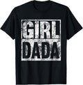 100% Cotton Mens Dad of Girls Pregnancy Announcement Girl Dada T-Shirt Hoodie, Sweatshirt | GrindPrints.com