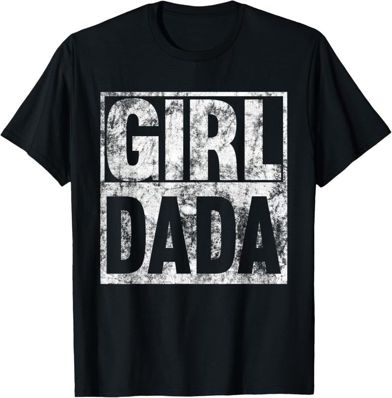 100% Cotton Mens Dad of Girls Pregnancy Announcement Girl Dada T-Shirt Hoodie, Sweatshirt | GrindPrints.com