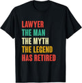 100% Cotton Mens Lawyer Retired Shirt Retirement Quotes Retire T-Shirt Hoodie, Sweatshirt | GrindPrints.com