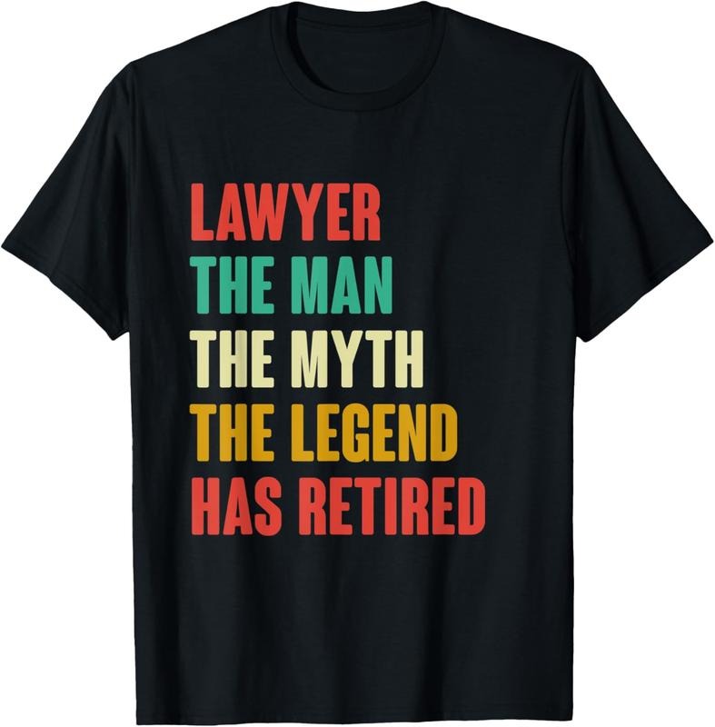 100% Cotton Mens Lawyer Retired Shirt Retirement Quotes Retire T-Shirt Hoodie, Sweatshirt | GrindPrints.com