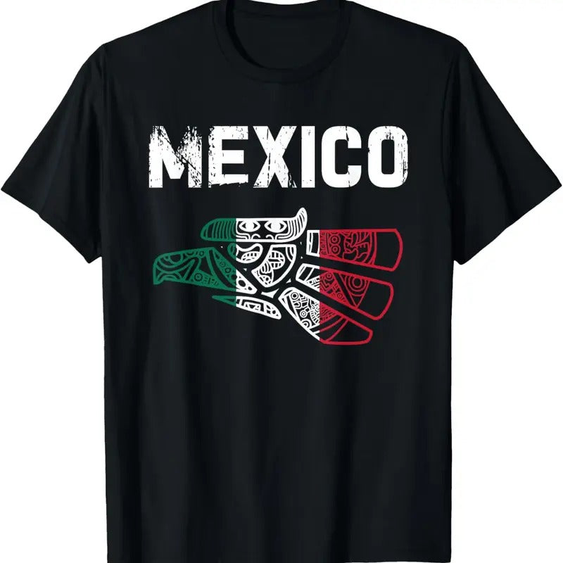 100% Cotton Mexico Vintage Mexican Flag Pride Hecho en Mexico Jersey T-Shirt Hoodie, Sweatshirt | GrindPrints.com