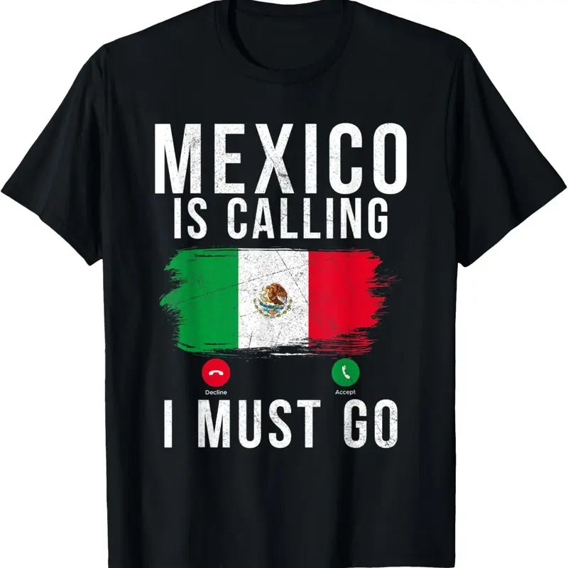 100% Cotton Mexico is calling i must go Vacation funny Mexican T-Shirt Hoodie, Sweatshirt | GrindPrints.com
