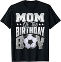 100% Cotton Mom Soccer birthday Boy Family Baller b-day Party T-Shirt Hoodie, Sweatshirt | GrindPrints.com
