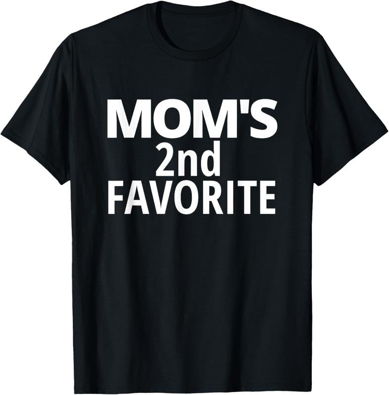 100% Cotton Mom's 2nd Favorite | Mom's Second Favorite T-Shirt Hoodie, Sweatshirt | GrindPrints.com