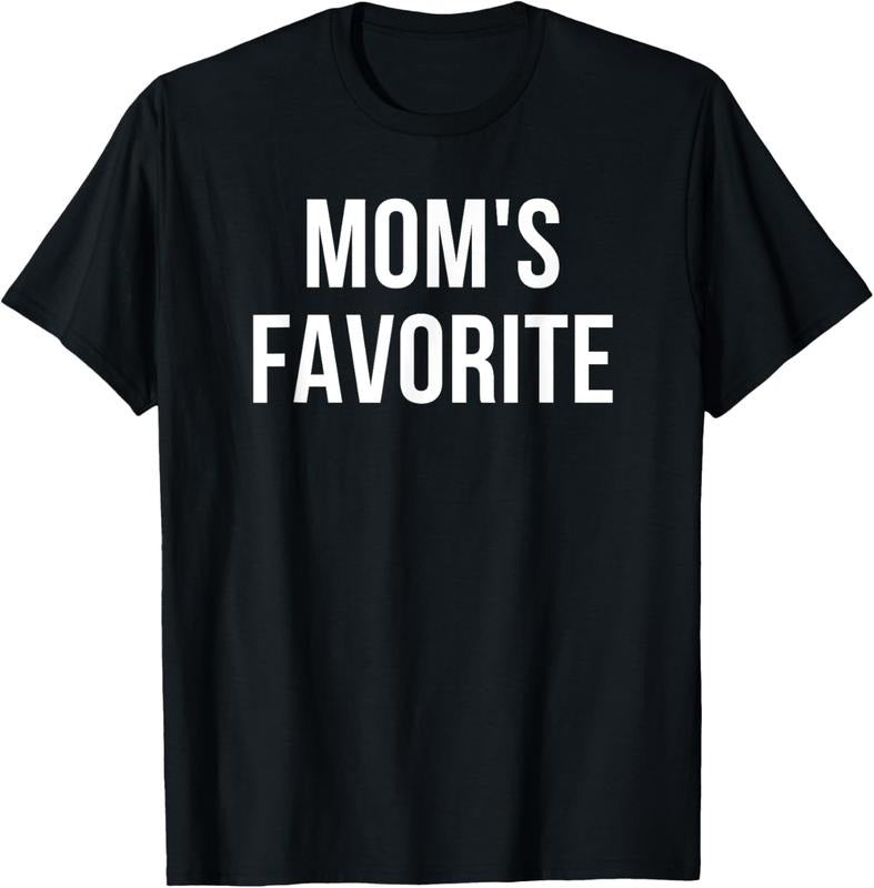 100% Cotton Mom's Favorite T-Shirt Hoodie, Sweatshirt | GrindPrints.com