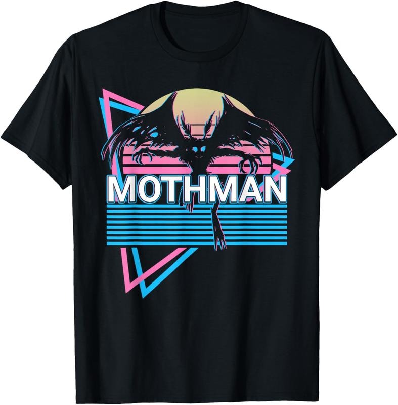 100% Cotton Mothman Cryptozoology Retro Cryptid T-Shirts, Hoodie, Sweatshirt
