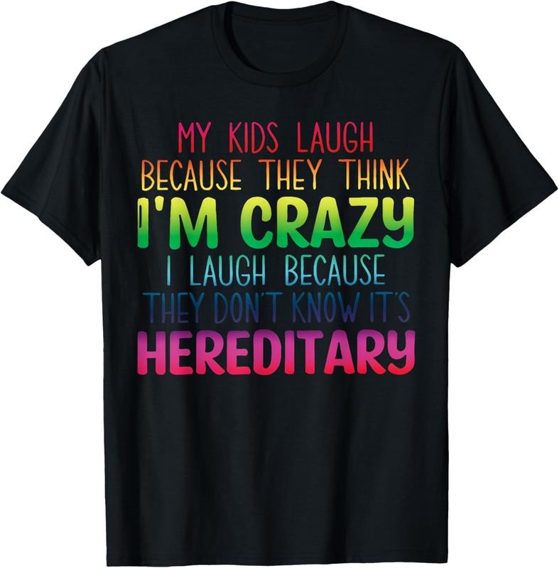 100% Cotton My  Laugh Because They Think I'm Crazy I Laugh Because T-Shirt Hoodie, Sweatshirt | GrindPrints.com
