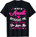 100% Cotton My Aunt Bought Me This Shirt Because She Loves Me So Much T-Shirt Hoodie, Sweatshirt | GrindPrints.com