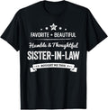 100% Cotton My Favorite Sister In Law Bought Me This T-Shirt Hoodie, Sweatshirt | GrindPrints.com