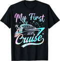 100% Cotton My First Cruise 2025 Vacation Matching Family Cruise Ship T-Shirt Hoodie, Sweatshirt | GrindPrints.com