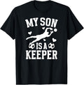 100% Cotton My Son Is A Soccer Keeper Mom Of A Soccer Goalkeeper Mother T-Shirt Hoodie, Sweatshirt | GrindPrints.com