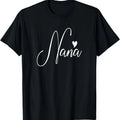 100% Cotton Nana For Women Grandma Mother's Day Christmas Birthday T-Shirt Hoodie, Sweatshirt | GrindPrints.com