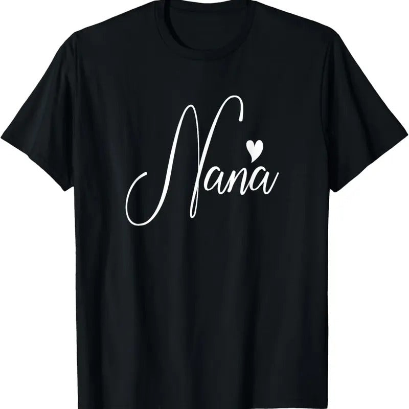 100% Cotton Nana For Women Grandma Mother's Day Christmas Birthday T-Shirt Hoodie, Sweatshirt | GrindPrints.com