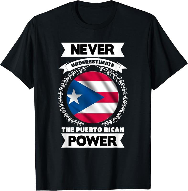 100% Cotton Never Underestimate The Puerto Rican Power Puerto Rico T-Shirt Hoodie, Sweatshirt | GrindPrints.com
