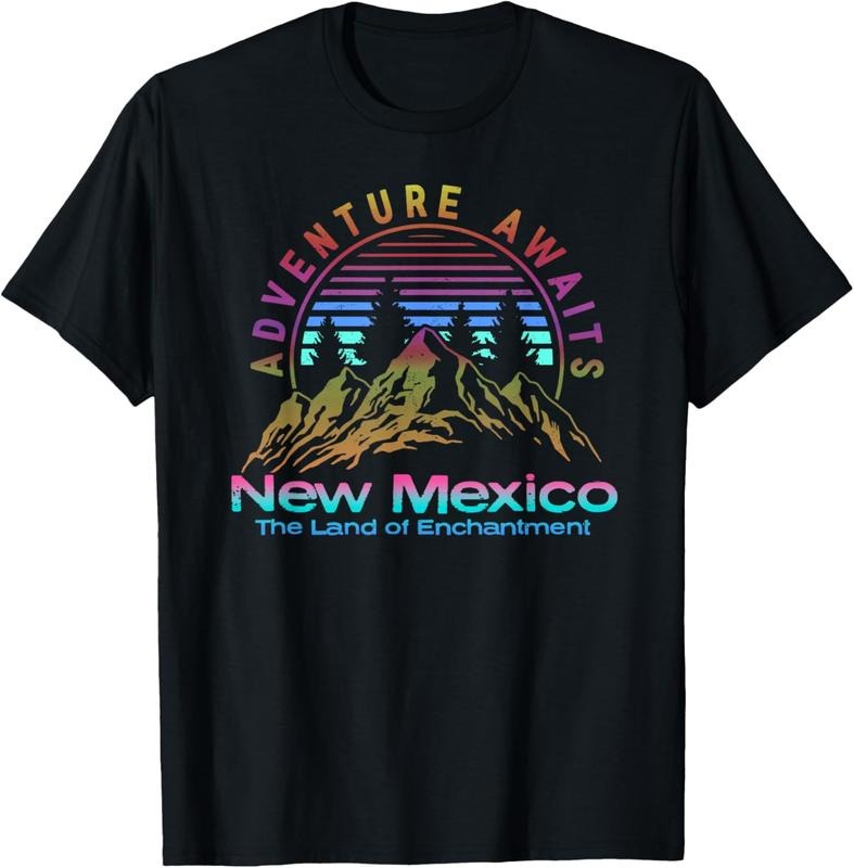 100% Cotton New Mexico State Retro Vintage Outdoors & NM Mountains T-Shirt Hoodie, Sweatshirt | GrindPrints.com