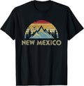 100% Cotton New Mexico Retro Vintage Mountains Nature Hiking Shirt T-Shirts, Hoodie, Sweatshirt