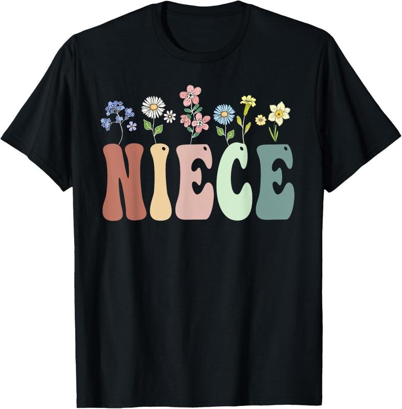 100% Cotton Niece Wildflower Floral Niece T-Shirts, Hoodie, Sweatshirt