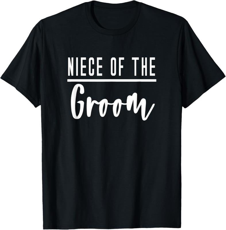 100% Cotton Niece of the Groom T-Shirt Hoodie, Sweatshirt | GrindPrints.com