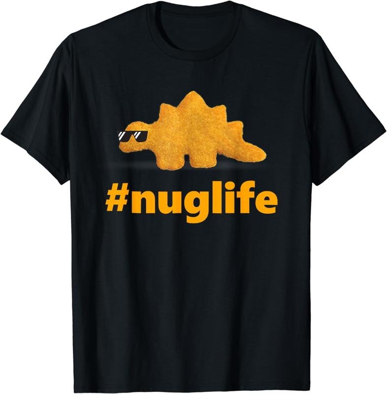 [100% Cotton]Nug Life Dino Nuggs Dino Chicken Nuggets Dinosaur Nugget T-Shirt Hoodie, Sweatshirt | GrindPrints.com