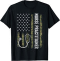 100% Cotton Nursing Shirts For Women Men, Nurse Practitioner USA Flag T-Shirt Hoodie, Sweatshirt | GrindPrints.com