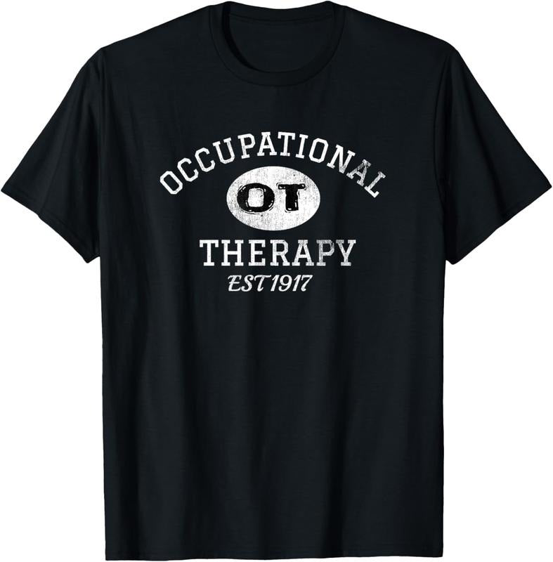 100% Cotton Occupational Therapy Vintage Stressed T-Shirt Hoodie, Sweatshirt | GrindPrints.com