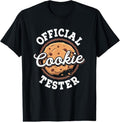 100% Cotton Official Cookie Tester - Pastry Baking Cookie Baker T-Shirt Hoodie, Sweatshirt | GrindPrints.com