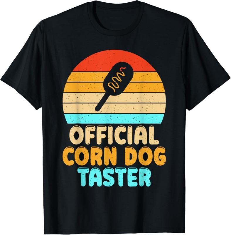 100% Cotton Official Corn Dog Taster Corn Dog T-Shirt Hoodie, Sweatshirt | GrindPrints.com