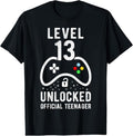 100% Cotton Official Teenager 13th Level 13 Unlocked T-Shirts, Hoodie, Sweatshirt