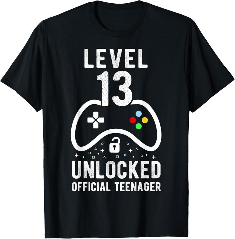 100% Cotton Official Teenager 13th Level 13 Unlocked T-Shirts, Hoodie, Sweatshirt