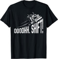 100% Cotton Ohh Shift Funny Truck Gear Big Rig Semi Trucker Driver Gift T-Shirt Hoodie, Sweatshirt | GrindPrints.com