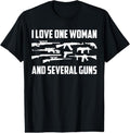 100% Cotton One Woman & Several Guns Pro 2A Gun Lover Gun Enthusiast T-Shirt Hoodie, Sweatshirt | GrindPrints.com