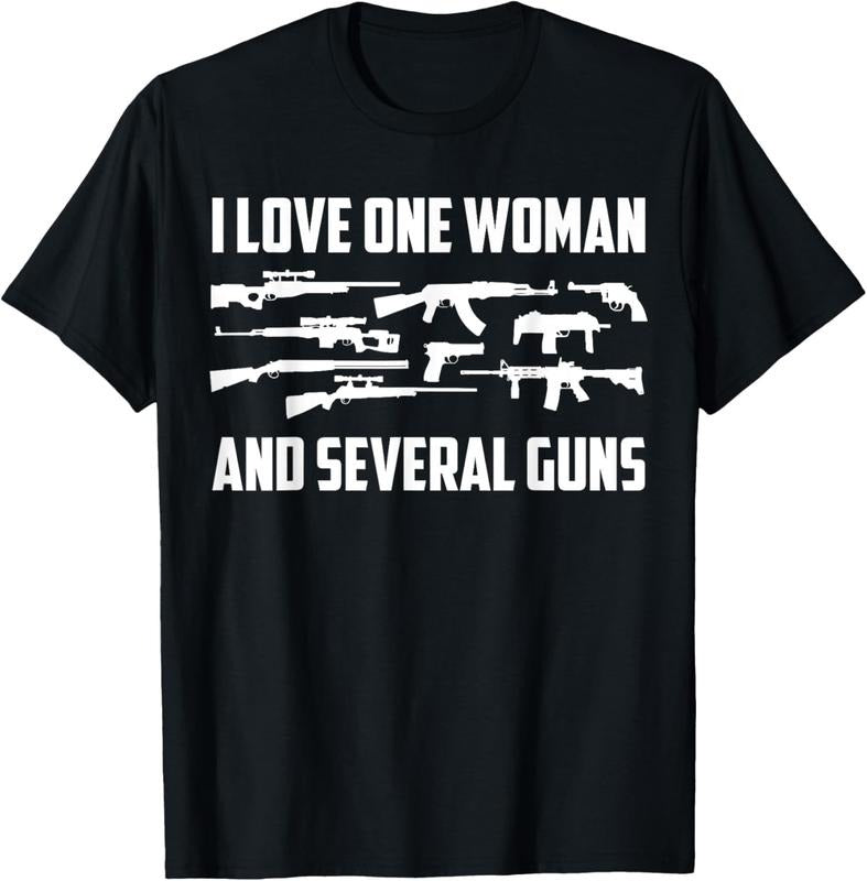 100% Cotton One Woman & Several Guns Pro 2A Gun Lover Gun Enthusiast T-Shirt Hoodie, Sweatshirt | GrindPrints.com