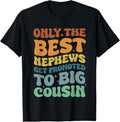 100% Cotton Only Best Nephews Get Promoted Big Cousin Pregnant T-Shirts, Hoodie, Sweatshirt