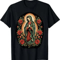 100% Cotton Our Lady of Guadalupe Sant Mary For Christians, Catholics T-Shirt Hoodie, Sweatshirt | GrindPrints.com